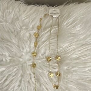 Gold Floral Necklace